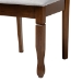 Baxton Studio Maya Modern Grey Fabric and Walnut Brown Finished Wood 7-Piece Dining Set - BSOMaya-Grey/Walnut-7PC Dining Set
