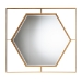 Baxton Studio Gates Modern Glam and Luxe Antique Goldleaf Metal Accent Wall Mirror