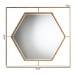 Baxton Studio Gates Modern Glam and Luxe Antique Goldleaf Metal Accent Wall Mirror - BSORXW-10419