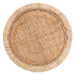 bali & pari Bella Modern Bohemian Natural Brown Mahogany Wood and Natural Rattan 2-Tier End Table - BSOBella-Rattan-ET