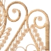 bali & pari Caelinus Modern Bohemian Natural Brown Rattan Queen Size Standalone Headboard - BSOHB002-Rattan-HB-Queen