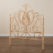 bali & pari Caelinus Modern Bohemian Natural Brown Rattan Queen Size Standalone Headboard - BSOHB002-Rattan-HB-Queen