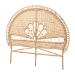 Baxton Studio Marlette Modern Bohemian Natural Brown Rattan Queen Size Standalone Headboard