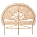 bali & pari Marlette Modern Bohemian Natural Brown Rattan Queen Size Standalone Headboard - BSOHB005-Rattan-HB-Queen