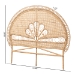 bali & pari Marlette Modern Bohemian Natural Brown Rattan Queen Size Standalone Headboard - BSOHB005-Rattan-HB-Queen