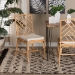 bali & pari Rio Modern Bohemian Natural Brown Rattan Dining Chair - BSORio-Rattan-DC