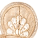 bali & pari Ediva Modern Bohemian Natural Brown Rattan Peacock Accent Chair - BSOPeacock-001-Rattan-AC