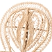 bali & pari Fedra Modern Bohemian Natural Brown Rattan Peacock Accent Chair - BSOPeacock-006-Rattan-AC