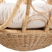 bali & pari Umika Modern Bohemian Natural Brown Rattan Hanging Chair - BSOHC001-Rattan-Hanging Chair