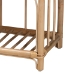 bali & pari Kobie Modern Bohemian Natural Brown Rattan 1-Drawer Nightstand - BSOKobie-Rattan-NS