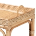 bali & pari Lombok Modern Bohemian Natural Brown Rattan Console Table - BSOLombok-Rattan-Console Table