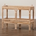 bali & pari Lombok Modern Bohemian Natural Brown Rattan Console Table - BSOLombok-Rattan-Console Table