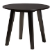 Baxton Studio Nina Modern Grey Fabric and Espresso Brown Finished Wood 5-Piece Dining Set - BSONina-Grey/Dark Brown-5PC Dining Set