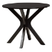 Baxton Studio Maya Modern Beige Fabric and Espresso Brown Finished Wood 5-Piece Dining Set - BSOMaya-Sand/Dark Brown-5PC Dining Set