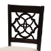Baxton Studio Sadie Modern Beige Fabric and Espresso Brown Finished Wood 5-Piece Dining Set - BSOSadie-Sand/Dark Brown-5PC Dining Set