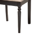 Baxton Studio Sadie Modern Beige Fabric and Espresso Brown Finished Wood 5-Piece Dining Set - BSOSadie-Sand/Dark Brown-5PC Dining Set