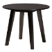 Baxton Studio Brooke Modern Beige Fabric and Dark Brown Finished Wood 5-Piece Dining Set - BSORosie-Sand/Dark Brown-5PC Dining Set