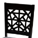 Baxton Studio Aiden Modern Grey Fabric and Dark Brown Finished Wood 5-Piece Dining Set - BSOAiden-Grey/Dark Brown-5PC Dining Set