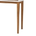 bali & pari Odile Mid-Century Modern Two-Tone Natural Brown and White Bayur Wood 1-Drawer Console Table - BSOOND6-Console