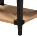 bali & pari Freya Modern Bohemian Black Finished Bayur Wood End Table - BSOFIB1-End Table
