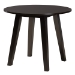 Baxton Studio Louisa Modern Beige Fabric and Dark Brown Finished Wood 5-Piece Dining Set - BSOEvie-Sand/Dark Brown-5PC Dining Set