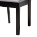 Baxton Studio Louisa Modern Grey Fabric and Dark Brown Finished Wood 5-Piece Dining Set - BSOLouisa-Grey/Dark Brown-5PC Dining Set