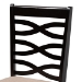 Baxton Studio Ruby Modern Beige Fabric and Dark Brown Finished Wood 5-Piece Dining Set - BSORuby-Sand/Dark Brown-5PC Dining Set