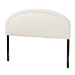 Baxton Studio Fiana Modern Cream Boucle Fabric Queen Size Headboard