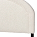 Baxton Studio Fiana Modern Cream Boucle Fabric Queen Size Headboard - BSOBBT61128-Maya-Cream-HB-Queen