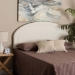 Baxton Studio Fiana Modern Cream Boucle Fabric Queen Size Headboard - BSOBBT61128-Maya-Cream-HB-Queen