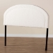 Baxton Studio Fiana Modern Cream Boucle Fabric Queen Size Headboard - BSOBBT61128-Maya-Cream-HB-Queen