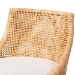 bali & pari Bella Modern Bohemian Natural Brown Rattan Bar Stool - BSOBella-Rattan-BS