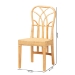 bali & pari Monaco Modern Bohemian Oak Brown Finished Mahogany Wood and Natural Rattan Dining Chair - BSOMonaco-Rattan-DC