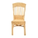 bali & pari Barito Modern Bohemian Natural Brown Rattan Dining Chair - BSOBarito-Rattan-DC