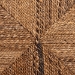 bali & pari Laymi Modern Bohemian Dark Brown Mahogany Wood and Seagrass Dining Chair - BSOLaymi-Mahogany-DC