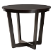 Baxton Studio Estelle Modern Beige Fabric and Dark Brown Finished Wood 5-Piece Dining Set - BSOEstelle-Sand/Dark Brown-5PC Dining Set