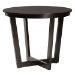 Baxton Studio Estelle Modern Grey Fabric and Dark Brown Finished Wood 5-Piece Dining Set - BSOEstelle-Grey/Dark Brown-5PC Dining Set