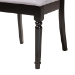 Baxton Studio Estelle Modern Grey Fabric and Dark Brown Finished Wood 5-Piece Dining Set - BSOEstelle-Grey/Dark Brown-5PC Dining Set