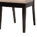 Baxton Studio Noe Modern Sand Fabric and Dark Brown Finished Wood 5-Piece Dining Set - BSONoe-Sand/Dark Brown-5PC Dining Set