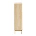 Baxton Studio Danina Japandi Oak Brown Finished Wood Bookshelf - BSOLCF20211236-Pine Bookshelf