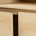 Baxton Studio Danina Japandi Oak Brown Finished Wood Bookshelf - BSOLCF20211236-Pine Bookshelf