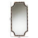 Baxton Studio Lieven Rustic Glam and Luxe Two-Tone Light Brown and Black Finished Metal Accent Wall Mirror - BSORXW-10798