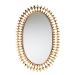 Baxton Studio Rogier Modern Glam and Luxe Antique Goldleaf Metal Accent Wall Mirror
