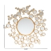 Baxton Studio Castiel Modern Glam and Luxe Antique Goldleaf Metal Bubble Accent Wall Mirror - BSORXW-10057