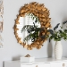 Baxton Studio Tauriel Modern Glam and Luxe Antique Goldleaf Metal Butterfly Accent Wall Mirror - BSORXW-10049