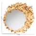 Baxton Studio Tauriel Modern Glam and Luxe Antique Goldleaf Metal Butterfly Accent Wall Mirror - BSORXW-10049