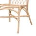 bali & pari Doria Modern Bohemian Natural Brown Rattan 2-Piece Dining Chair Set - BSOWS033-Rattan-DC