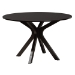 Baxton Studio Asli Modern Espresso Brown Faux Leather and Wood 7-Piece Dining Set - BSOPinar-Dark Brown-7PC Dining Set
