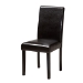 Baxton Studio Rosi Modern Espresso Brown Faux Leather and Wood 5-Piece Dining Set - BSORosi-Dark Brown-5PC Dining Set