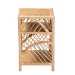 bali & pari Baara Modern Bohemian Natural Brown Rattan Nightstand - BSOWS012-Rattan-NS
